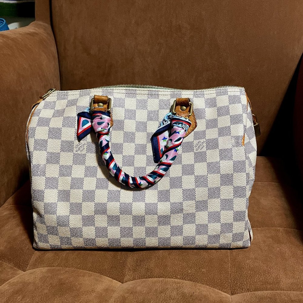 Vintage Louis Vuitton Damier Azur Speedy 30